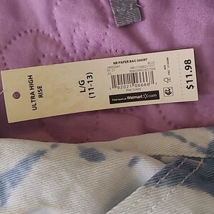 Denim Shorts 11-13 LG